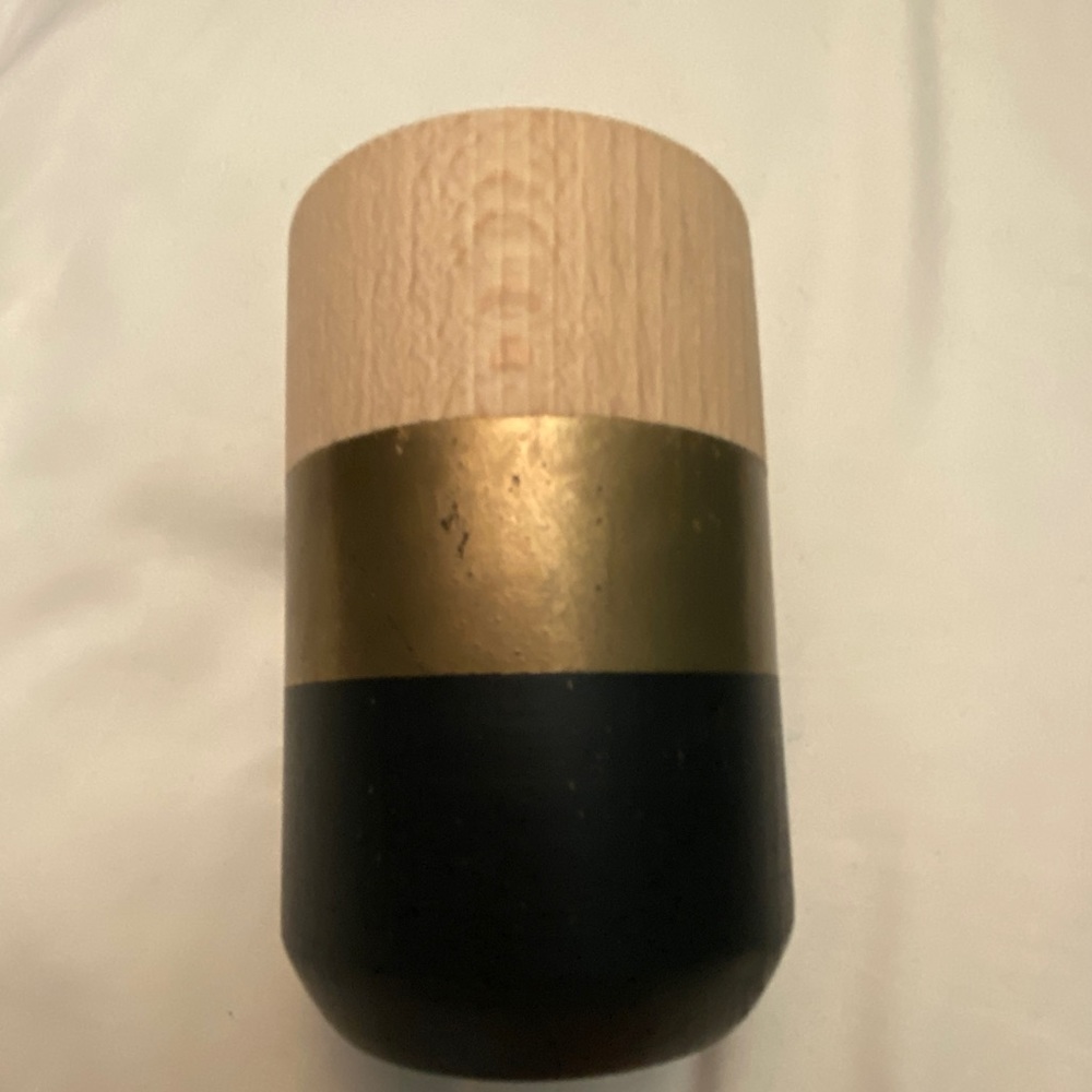Mini painted wooden planter